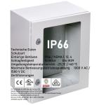 Schaltschrank 800x800x300 mm HBT IP66 eintürig mit Sichttür